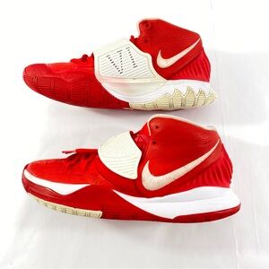 Nike Kyrie 6 TB University Red White Basketball Shoes  CW4142-603 Men’s Size:9